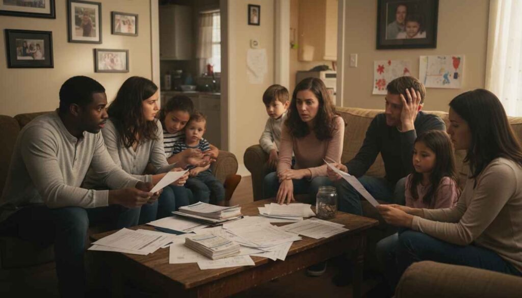 american families struggle in society