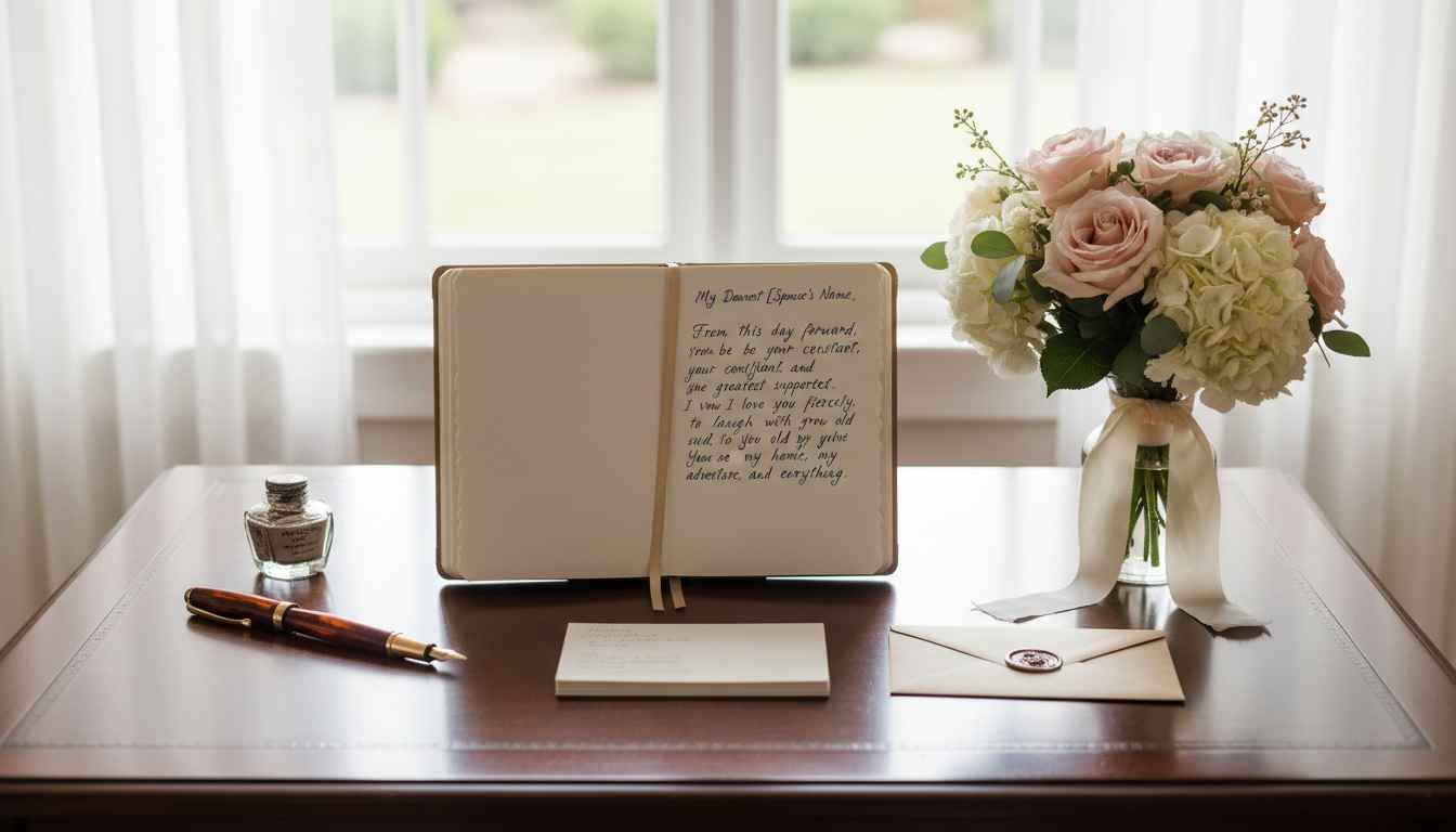 how to start writing wedding vows